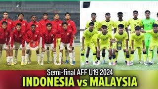 JADWAL SEMIFINAL PIALA AFF U19  2024 [upl. by Osrick]