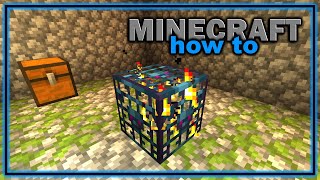 How to Find and Use a Spawner in Minecraft  Easy Minecraft Tutorial [upl. by Constant]