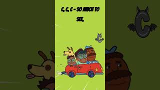 Learn the Letter C 🎶 The Cool C Song for Kids 🐱🚗🎂 [upl. by Haneeja]