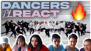 Dancers React to BTS 방탄소년단 FIRE Dance Practice [upl. by Eirrot936]