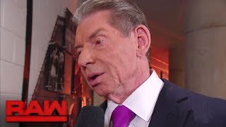 Mr McMahon suspends Roman Reigns Raw March 12 2018 [upl. by Firahs576]