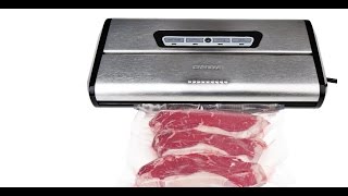 Crenova VS100S Vacuum Sealer Sealing System Review and Trick to seal flat bags [upl. by Eiram]