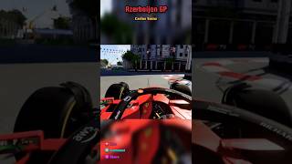 F1 Ferrari Carlos Sainz accelerate on Azerbaijan GP  f1 formula1 ferrari azerbaijangp f124 [upl. by Santoro]