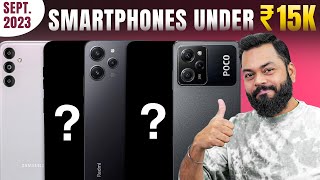 Top 5 Best 5G Smartphones Under ₹15000 Budget ⚡ September 2023 [upl. by Leinahtam]