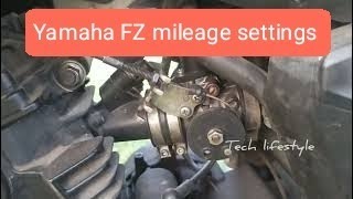 yamaha fzs Yamaha fzs v2 mileage settings tech life style [upl. by Walczak]