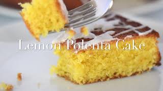 Lemon Polenta Cake  Gluten Free [upl. by Llehsor]