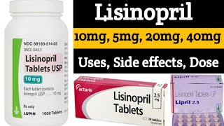 Lisinopril For High Blood Pressure  How To Take It Correctly Side Effects by lecturesbyanayakmu [upl. by Binnings]