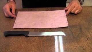 Knife Sharpening Kitchen Knife Sharpening How To Sharpen A Serrated Knife Blade [upl. by Eriam181]