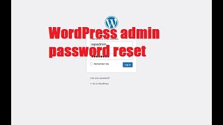 Mastering WordPress Expert Guide on Resetting the Admin Password Like a Pro [upl. by Aehs]