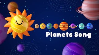 The Solar System Song  Planets Song for Kids nurseryrhymes planets kidslearningvideos [upl. by Christoper538]