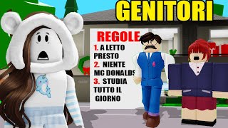 QUESTI GENITORI MI HANNO DATO REGOLE SEVERISSIME SU BROOKHAVEN ROBLOX [upl. by Eisse]