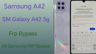 Samsung A42 frp bypass  SM A42 Frp Bypass  Samsung A42 5G unlock [upl. by Rbma]