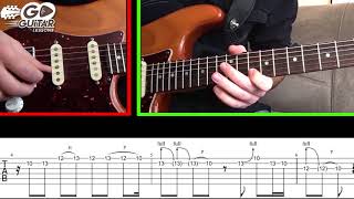 Black Magic Woman  Intro Solo  Guitar Lesson wtabs [upl. by Blodget]