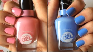 Sally Hansen quotMiracle Gelquot Nail Polish Review amp Demo HD [upl. by Gisser]