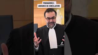 PRUD’HOMMES  L’AUDIENCE DE CONCILIATION AVOCAT [upl. by Erdnua]