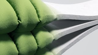 C4D Dynamic Cloth Transition  Cinema 4D Tutorial [upl. by Aztilem]