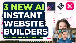 3 AI Website Builders with New AI Tools Start to finish in 10 Minutes [upl. by Heinrick]