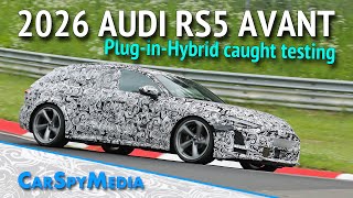 2026 Audi Sport RS5 Avant PluginHybrid Prototype Spied Nürburgring Testing With Unemotional Sound [upl. by Noami]