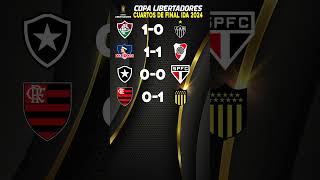 Resultados cuartos de final ida Copa Libertadores 2024  Resultados Copa Libertadores hoy [upl. by Nomead]