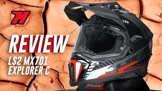 Review casco trail LS2 MX701 Explorer C ¿el mejor casco ADVENTURE [upl. by Mercier]