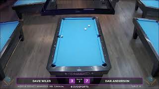 DAVE WILKS vs DAN ANDERSON  HIDDEN POCKET  TABLE 10  EvoSports [upl. by Fryd203]