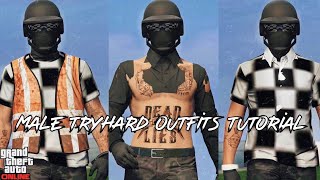 GTA 5 Online  Male Tryhard Outfits Tutorial ♡  Xbox OnePS4PC ♡ [upl. by Amarillas]