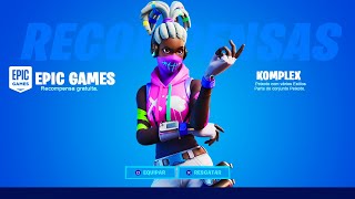 COMO PEGAR a SKIN KOMPLEX de GRAÇA no FORTNITE [upl. by Amolap756]