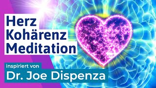 🟣 INTENSIV Herzkohärenz Meditation inspiriert von Dr Joe Dispenza  deutsch  Herz sychronisierien [upl. by Nyrahtak]