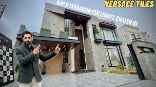 FullyFurnished LUXURY VERSACE HOUSE Controlled by my IPHONE For Sale in DHA Lahore [upl. by Gianni]