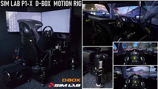 Setup Tour Sim Lab P1X DBox 4250i 3DOF Triple Screen Motion Racing Simulator [upl. by Etteiram]