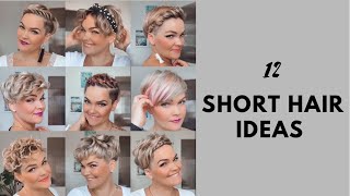 How to style a short Pixiecut  12 ways to style short hair  Salirasa [upl. by Deragon]