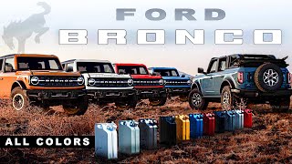 2022 Ford Bronco  Color Options Already Available for Sale in 2021 [upl. by Casia449]