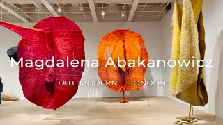 Exploring Magdalena Abakanowiczs Every Tangle of Thread and Rope exhibition at Tate Modern [upl. by Nosna]