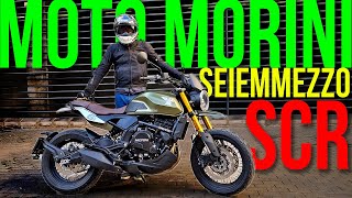 MOTO MORINI SEIEMMEZZO SCR 2023 🏍 Prueba  Test  Review  Caballero Motorista [upl. by Bluh166]