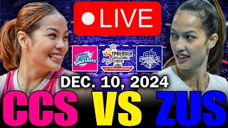 CREAMLINE VS ZUS COFFEE 🔴LIVE NOW  DEC 10 2024  PVL ALL FILIPINO CONFERENCE 2024 [upl. by Sivam740]