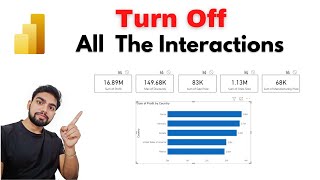 How To TURN OFF all the Visual INTERACTIONS at once in POWER BI [upl. by Otte]