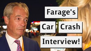 Nigel Farages Car Crash Interview With Emily Maitlis Over Trump Visit [upl. by Hulbard]