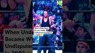 When Undertaker Became WWE Undisputed Champion In 2002  WWE Shorts wwe shorts undertaker [upl. by Trescha]