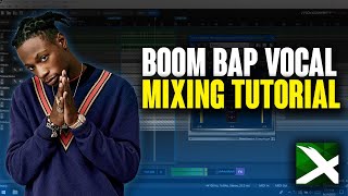 Boom Bap Vocal Mixing Tutorial  Mixcraft 9 Tutorial [upl. by Ahsino]