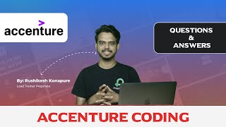 Accenture Coding Questions and Answers [upl. by Eveivaneg]