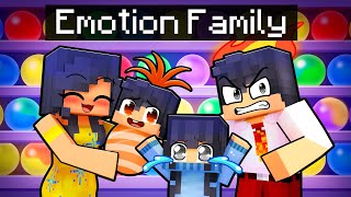 Having an EMOTION FAMILY in Minecraft [upl. by Stefanie]