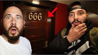 3AM CHALLENGE IN THE MOST HAUNTED HOTEL IN SAN FRANCISCO QUEEN ANNE HOTEL FT  OMARGOSHTV [upl. by Dick]