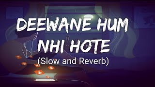 Deewane Hum Nahi Hote Slow and Reverb  Lofi  Hindi  Slow and Reverb songs  Lyrical Audio [upl. by Anagnos]