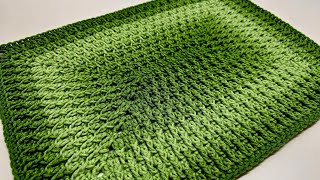 Crochet Rectangle Alpine Stitch Blankets and More [upl. by Silver]