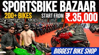 ₹35000 ONLY Biggest Collection Of Second hand bikesSecond hand bikes in MumbaiUsed bikes Sale [upl. by Yevrah]