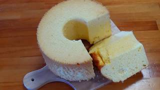 ふわふわチーズシフォンケーキ Easy cheese chiffon cake recipe [upl. by Ecneret489]