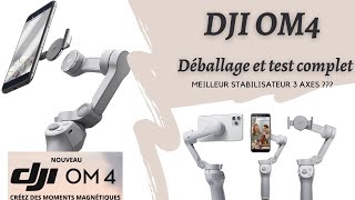 Meilleur Stabilisateur pas cher DJI OM4  Déballage et test complet [upl. by Panayiotis547]