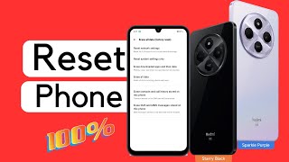 Redmi A4 5g reset kaise kare  Redmi A4 5g mobile ko format kaise kare  how to reset [upl. by Melda948]