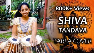 Shiva Tandava Stotram Tabla Cover by Dulani Morawaka [upl. by Kachine]