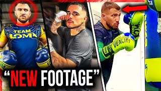 NEW Vasiliy Lomachenko vs George Kambosos Training Footage Heavy Bag Sparring Pad Work [upl. by Atinid]